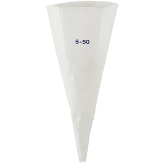 METRO Professional Spritzbeutel, Baumwolle/PU-beschichtet, 50 cm, wiederverwendbar, weiß
