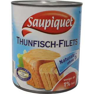 Saupiquet Thunfisch Filets naturale in der Dose ohne Oel 800g