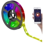 2er Set USB-RGB-LED-Streifen mit WLAN, App und Sprachsteuerung, 2 m