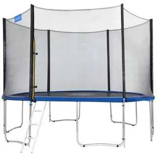 monzana Trampolin Ø427cm inkl Sicherheitsnetz TÜV SÜD GS