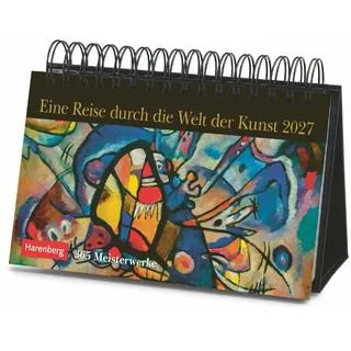 Harenberg Eine Reise durch die Welt der Kunst Premiumkalender 2027 Tischkalender