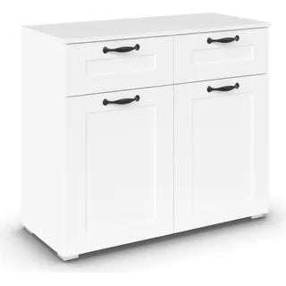 Rauch Kombikommode »Cottage by Aditio«, in skandinavischem Landhausstil, 2 Schubladen mit Softclose-Funktion