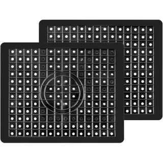 Spülbeckeneinlage, 2 Stück Spülmatte für Spülbecken, Spülbeckeneinlage Gummi Spülbeckenmatte Sink Mat Waschbecken Spülmatte Abtropfmatte für Spülbecken Einlage Matte Badezimmer Küche