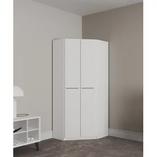Drehtürenschrank Barcelona 78 x 193 x 78 cm weiß