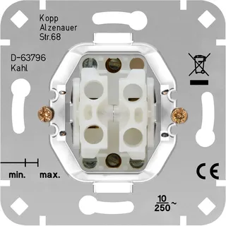 Kopp Lichtschalter Jalousieschalter-Sockel