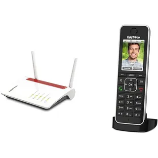 AVM Fritz!Box 6850 LTE International & Fritz!Fon C6 Black DECT-Komforttelefon