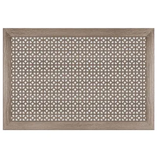 HEXIM Heizkörperverkleidung Susanna Lüftungsgitter, (90/120/150x60cm) Holz MDF (90 cm Frontblende - 90x60cm