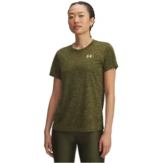 Under Armour Tech Twist T-Shirt Damen 308 expedition green/white S