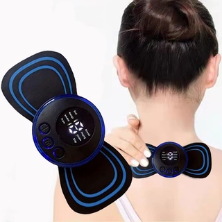 SPORTARC Bioelektrische Akupunkt-Massagematte, EMS Bioelektrische Akupunkt-Massagematte, EMS-Mikrostrom-Mini-Massagegerät für Arme, Nacken, Schulter, Rücken, Taille, Beine (mit Fernbedienung)