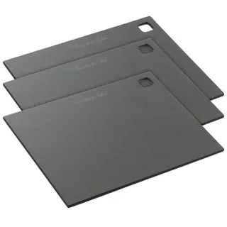 Rosenstein & Söhne 3er-Set Holzfaser-Schneidebretter, spülmaschinenfest, 30 x 23,5 cm