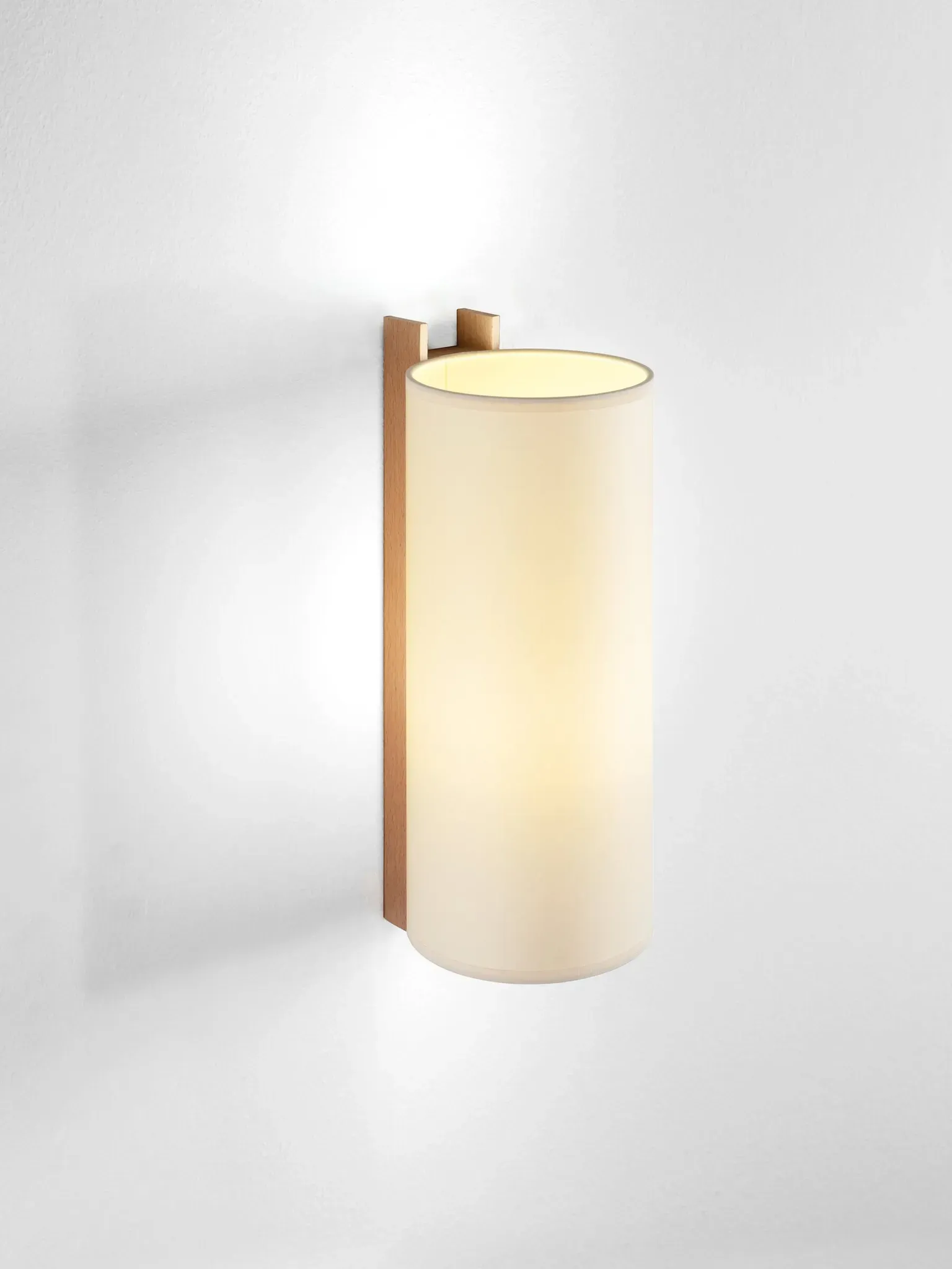 Santa & Cole TMM Largo Wandleuchte (Buche / Karton beige) Buche / Karton beige