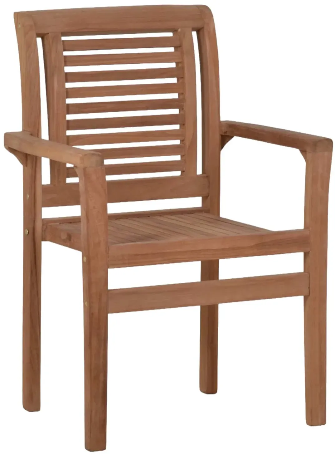 Teak Armlehnstuhl Massivholz Teak