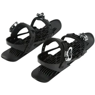 Mini Ski Skates, Tragbare Kurze Snowskates aus Nylon und Edelstahl für All-Mountain-Skifahren und Snowboarding, Winter Sportgeräte für Erwachsene