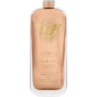 Catrice Wonder Woman Shimmer Body Oil, 010, Orange, feuchtigkeitsspendend, mit Ölen, strahlend frisch, schimmernd, vegan, ohne Mikroplastikpartikel, glutenfrei, ohne Parabene, 1er Pack (100ml)