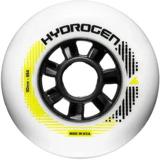 Rollerblade HYDROGEN 90/85A, 8 Inline Skate Rollen für Erwachsene, Weiss, 90mm/85A