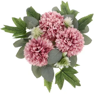 Cabilock Kleiner Kranz-Kerzenring Für Hochzeit Valentinstag Ostern Frühlingsparty Künstliche Chrysanthemen- Kerzenkranz Floraler Stumpenkerzenhalter