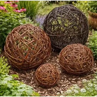 Weidenkugel Weidenball Dekokugel Kugel Rebenkugel Dekobälle Garten 10 bis 35cm (20cm)