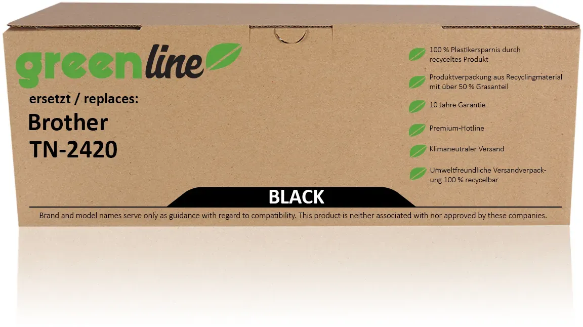 greenline ersetzt Brother TN-2420 XL Tonerkartusche, schwarz