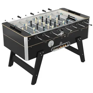 Deutscher Meister Kickertisch Tischfußball Kickertisch "CHAMPIONLINE", Münzeinwurf 0,50 € (wahlweise 0,20 €, 1,00 € oder Jeton-Systeme) schwarz