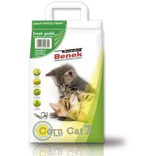 Super Benek Corn Cat Frisches Gras 7 l