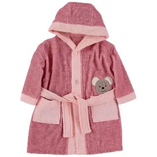 Sterntaler Baby - Mädchen Bademantel Mabel Bathrobe, Rosa, 74/80 EU