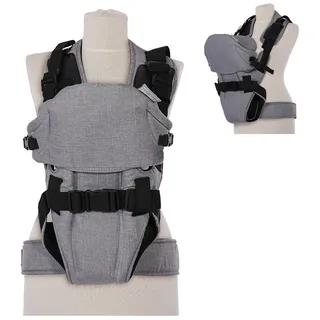 Lorelli Babytrage 3 in 1 Tragehilfe Weekend Bauchtrage 2 Richtungen ab 4 Monate dunkelgrau