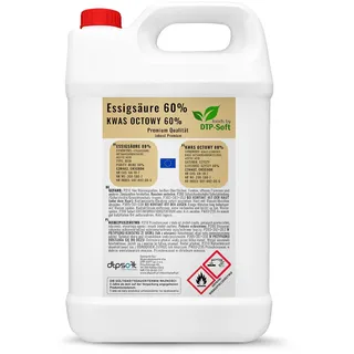 Essigsäure 60% Premium Qualität Essigessenz (5L)