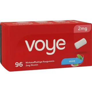 Voye Mint 2 mg Wirkstoffhaltige Kaugummis mit Nikotin 96 St.