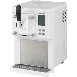 Klarstein Sweet Sundae Eiscrememaschine, Kompressor, 1,5l Edelstahl weiß