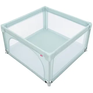 KOMFOTTEU Laufstall Baby, mit 50 Spielbällen, 120x120cm blau