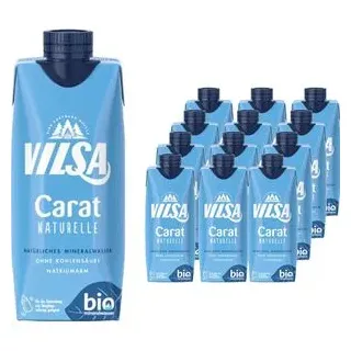 Vilsa Mineralwasser Carat, Naturelle 4104450120502 VILSA