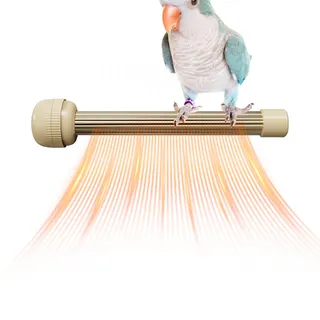 Vogelkäfig Heizung, Wärmelampe Für Vögel, Beheizte Vogelstange, Papageienkäfig Heizstange Sitzstange, Elektrische Heizplatte, Sichere Käfig Heizung Für Wellensittich Kanarien