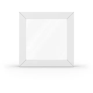 Kunststofffenster Weiß, aluplast Ideal 4000,510 x 510 mm, 1-teilig festverglast, individuell konfigurierbar