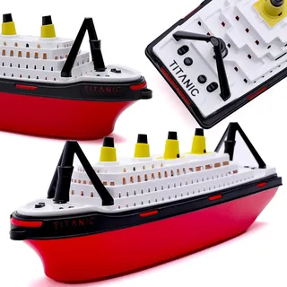 Toyland® 41 cm (16 Zoll) Titanic-Nachbildung, Spielzeugboot – Schwimmendes Wasserspielzeug für Kinder – Pool- und Badespielzeug – Ab 3 Jahren
