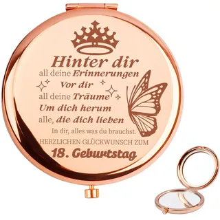 18. Geburtstag Mädchen Geschenke Zum 18 Geburtstag Mädchen Geburtstagsgeschenk 18 Jahre Mädchen Taschenspiegel Geschenke 18 Jährige Mädchen 18. Geburtstag Geschenk Lustig Geschenk 18 Geburtstag Frau