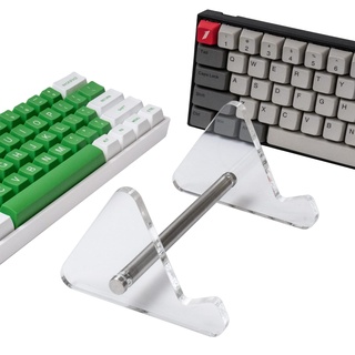 SUEHIODHY 1 Stück 1-stöckiger Acryl-Tastatur-Display-Ständer, transparenter mechanischer Tastatur-Halter, Aufbewahrungsständer für Tablet-Bilderrahmen