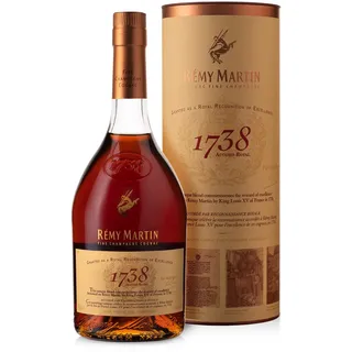 Remy Martin 1738 Accord Royal 40% vol. (1 x 0,7l) – Premium-Cognac aus Frankreich in hochwertiger Geschenkverpackung