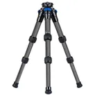 Sirui Compact XL Carbon Stativ ohne Kopf (Carbon), Stativ, Schwarz