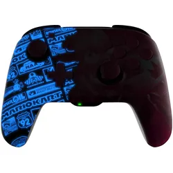 PDP Rematch Glow Wireless Grand Prix Peach (Switch, Switch Lite, Switch OLED), Gaming Controller, Schwarz, Pink