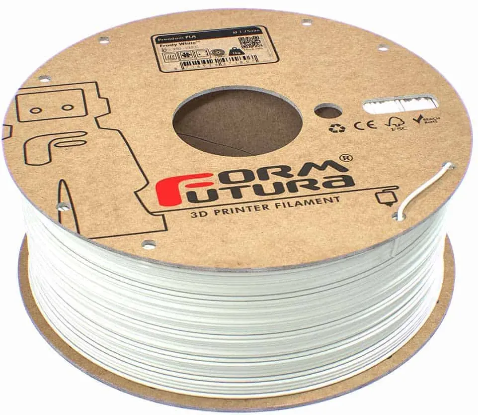 Formfutura Premium PLA - Weiß (Frosty White), 1,75mm, 1000g
