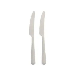 Papstar circulware RESBONSIBLES Mehrweg-Messer, Kunststoff weiß, 10 St.