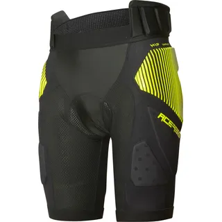 Acer Acerbis Rush Protektorenhose kurz Unisex - Schwarz/Gelb - M