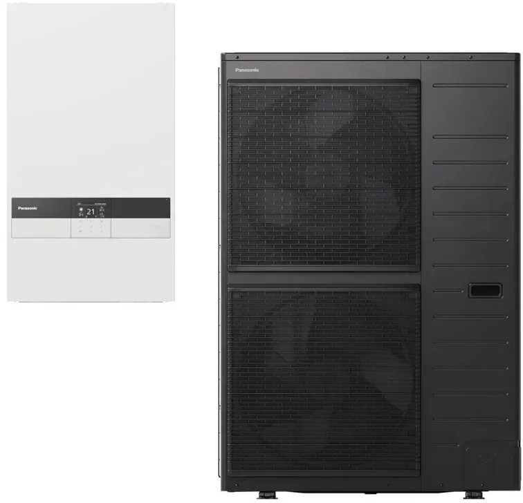 Panasonic Aquarea LT/HP Splitwärmepumpe, 9 kW, Hydromodul, Gen. K, 400 V
