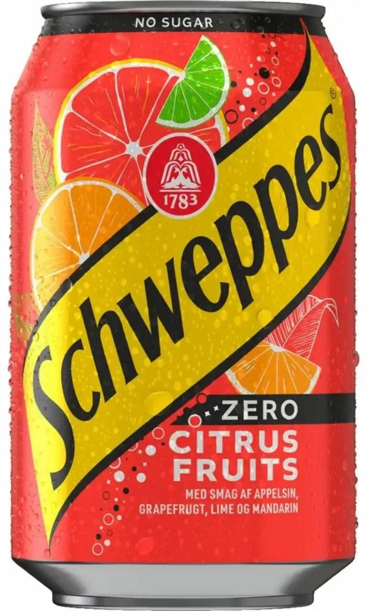 Schweppes Citrus Mix ohne Zucker - 24 x 0,33 L