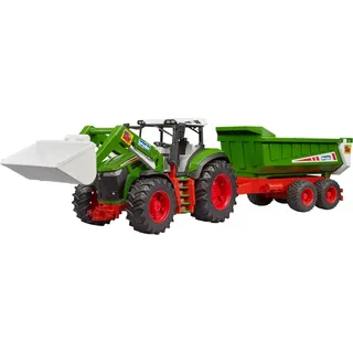 Bruder ROADMAX Traktor mit Frontlader und Kippanhänger
