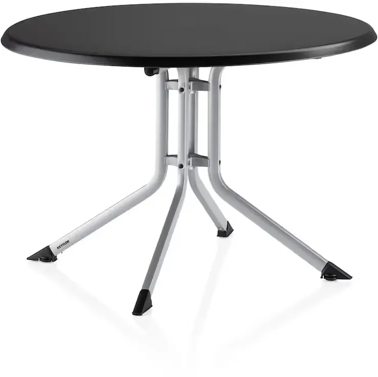 Kettler Boulevard Kettalux-Plus Klapptisch Ø115 cm Silber/anthrazit - Silber