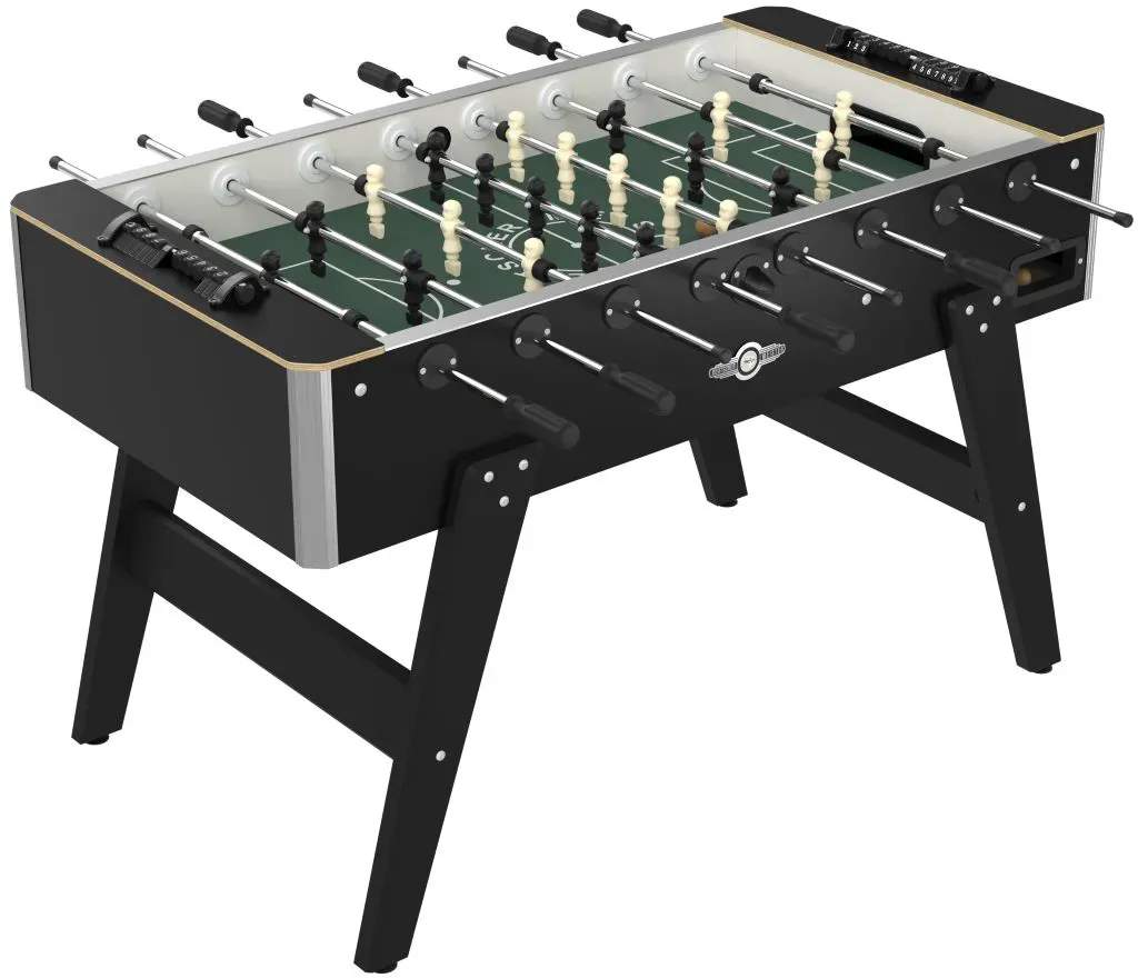Deutscher Meister Tischfußball Kickertisch "PROFILINE 2.0",schwarz,