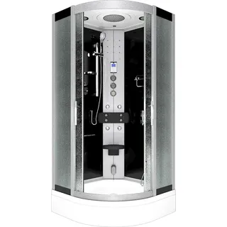 AcquaVapore Dampfdusche Duschtempel Sauna Dusche Duschkabine D46-63M3 100x100 cm
