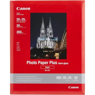 Canon Plus Semi-gloss SG-201 20 x 25 cm 260 g/m2 20 Blatt