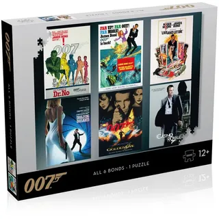 Winning Moves James Bond Puzzle 1000 Teile Puzzle-Spiel